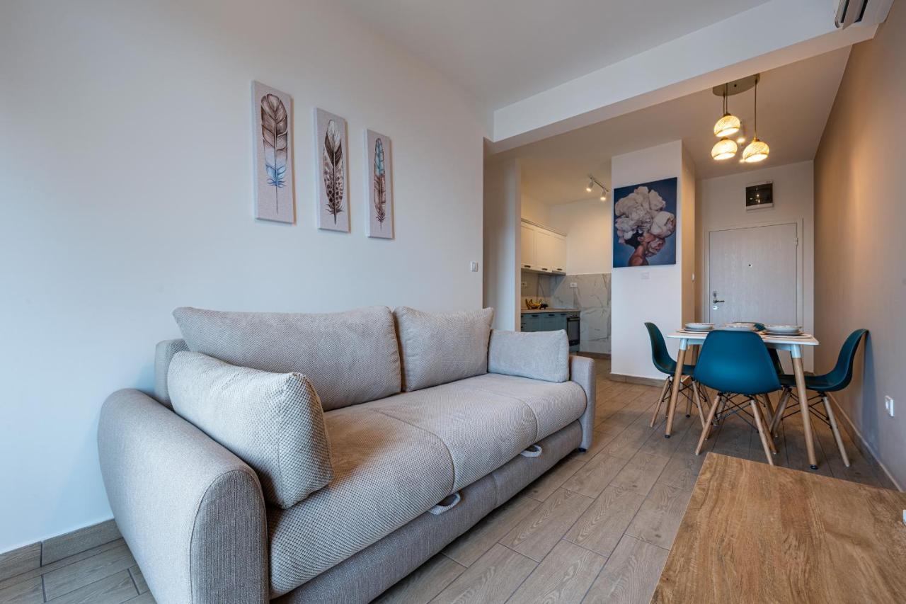 Niki Apartments Przno Sveti Stefan Esterno foto