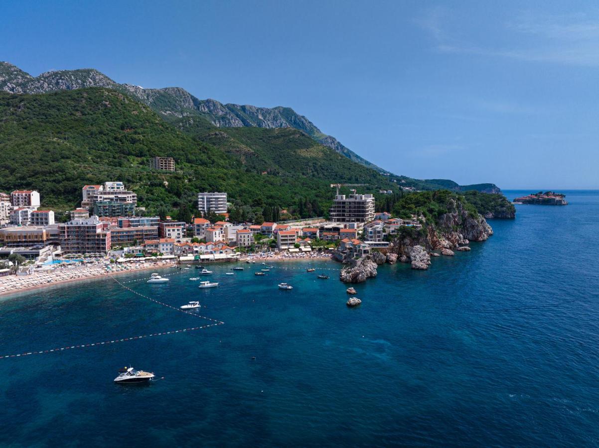 Niki Apartments Przno Sveti Stefan Esterno foto