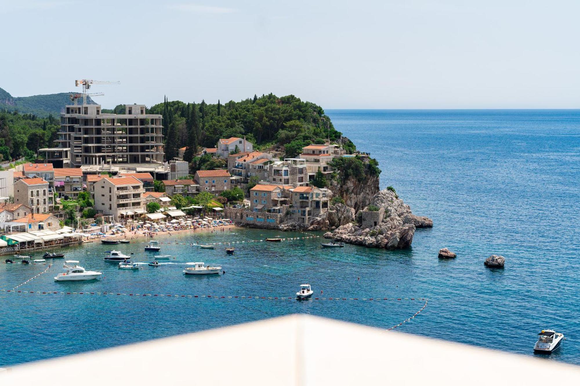 Niki Apartments Przno Sveti Stefan Esterno foto
