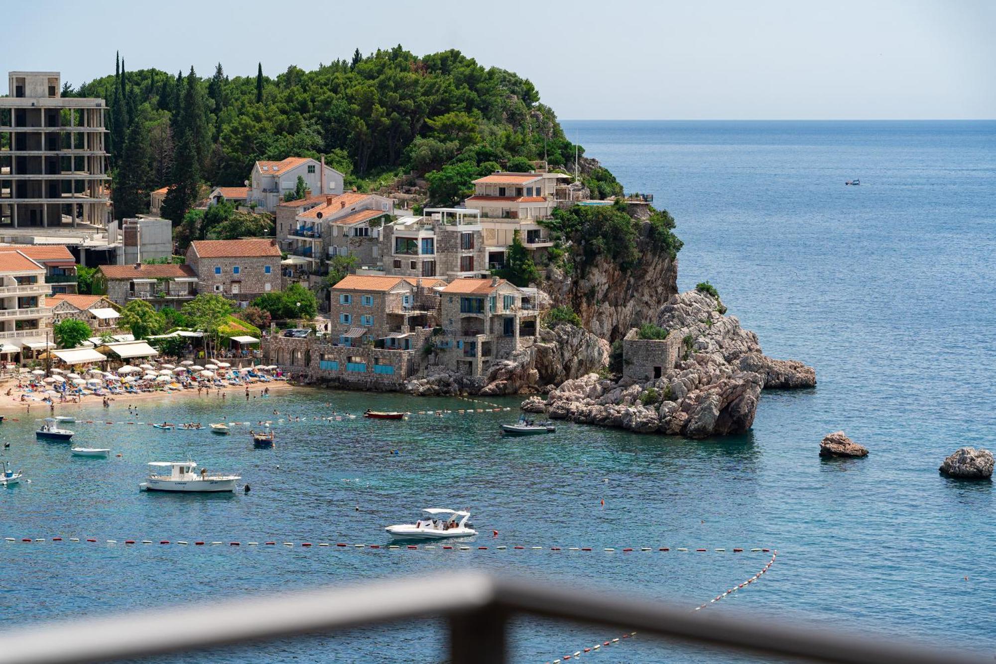 Niki Apartments Przno Sveti Stefan Esterno foto